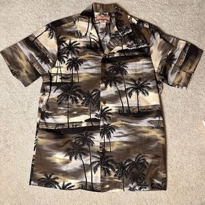 VINTAGE RJC Made in Hawaii USA Surfing Paradise | Mens M Beach Button Up
